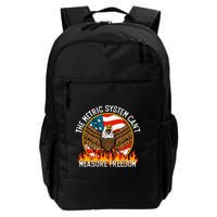 The Metric System CanT Measure Freedom Eagle Usa Flag Meme Backpack