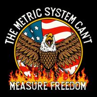 The Metric System CanT Measure Freedom Eagle Usa Flag Meme Backpack