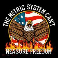 The Metric System CanT Measure Freedom Eagle Usa Flag Meme Bag