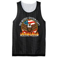 The Metric System CanT Measure Freedom Eagle Usa Flag Meme Mesh Reversible Basketball Jersey Tank