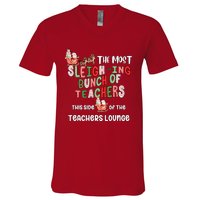 The Most Sleighing Bunch Of Teachers This Side Of Teachers Lounge V-Neck T-Shirt