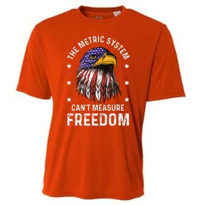 The Metric System CanT Measure Freedom 4th Of July Cooling Performance Crew T-Shirt