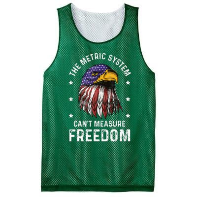 The Metric System CanT Measure Freedom 4th Of July Mesh Reversible Basketball Jersey Tank