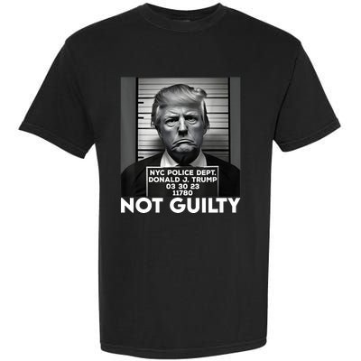 Trump Mug Shot, Trump Not Guilty Pro Trump Supporter Garment-Dyed Heavyweight T-Shirt