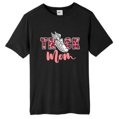 Track Mom Sprinting Marathon Track And Field Runner Gift Tall Fusion ChromaSoft Performance T-Shirt