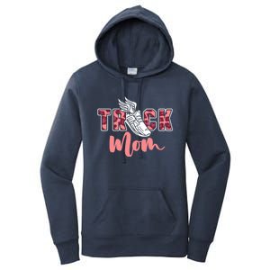 Track Mom Sprinting Marathon Track And Field Runner Gift Women's Pullover Hoodie