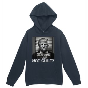 Trump Mug Shot, Trump Not Guilty Pro Trump Supporter Urban Pullover Hoodie