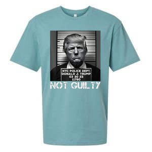 Trump Mug Shot, Trump Not Guilty Pro Trump Supporter Sueded Cloud Jersey T-Shirt