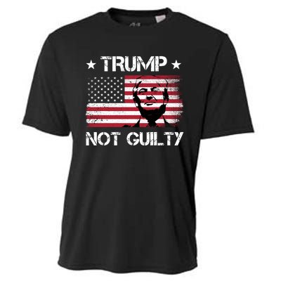 Trump Mug Shot, Trump Not Guilty Pro Trump Supporter Cooling Performance Crew T-Shirt