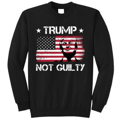 Trump Mug Shot, Trump Not Guilty Pro Trump Supporter Sweatshirt