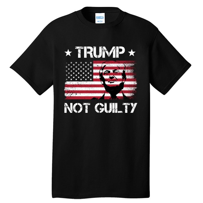 Trump Mug Shot, Trump Not Guilty Pro Trump Supporter Tall T-Shirt