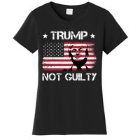 Trump Mug Shot, Trump Not Guilty Pro Trump Supporter Women's T-Shirt