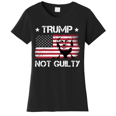 Trump Mug Shot, Trump Not Guilty Pro Trump Supporter Women's T-Shirt