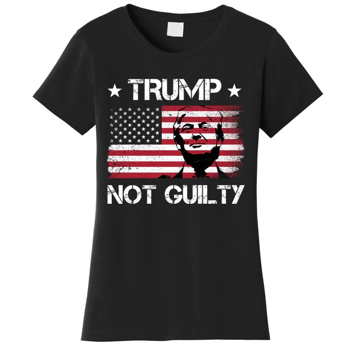 Trump Mug Shot, Trump Not Guilty Pro Trump Supporter Women's T-Shirt