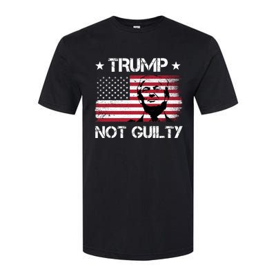 Trump Mug Shot, Trump Not Guilty Pro Trump Supporter Softstyle CVC T-Shirt