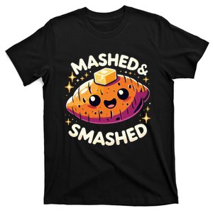 Thanksgiving Mashed & Smashed Funny Sweet Potato T-Shirt