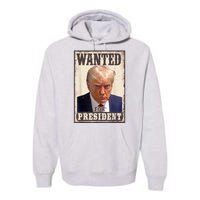 Trump Mug Shot Trump MugShot Never Surrender Premium Hoodie