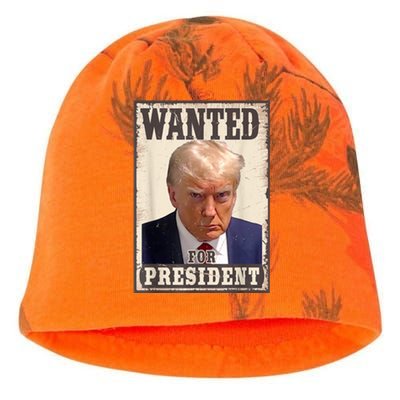 Trump Mug Shot Trump MugShot Never Surrender Kati - Camo Knit Beanie