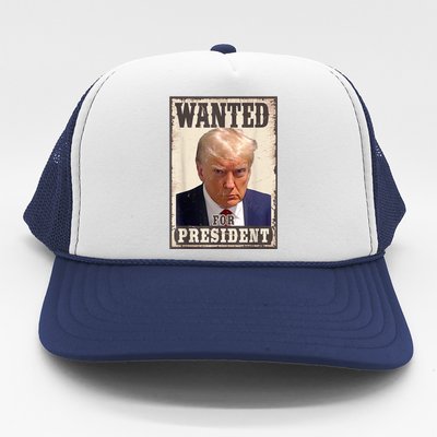 Trump Mug Shot Trump MugShot Never Surrender Trucker Hat