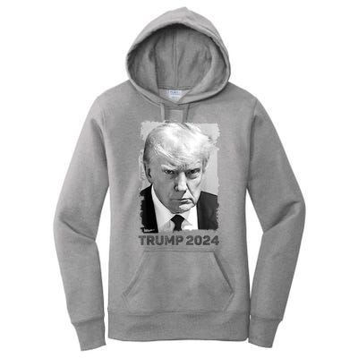 Trump Mug Shot Trump MugShot Never Surrender Women's Pullover Hoodie