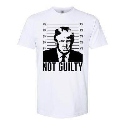 Trump Mug Shot, Trump Not Guilty Pro Trump Supporter Softstyle® CVC T-Shirt