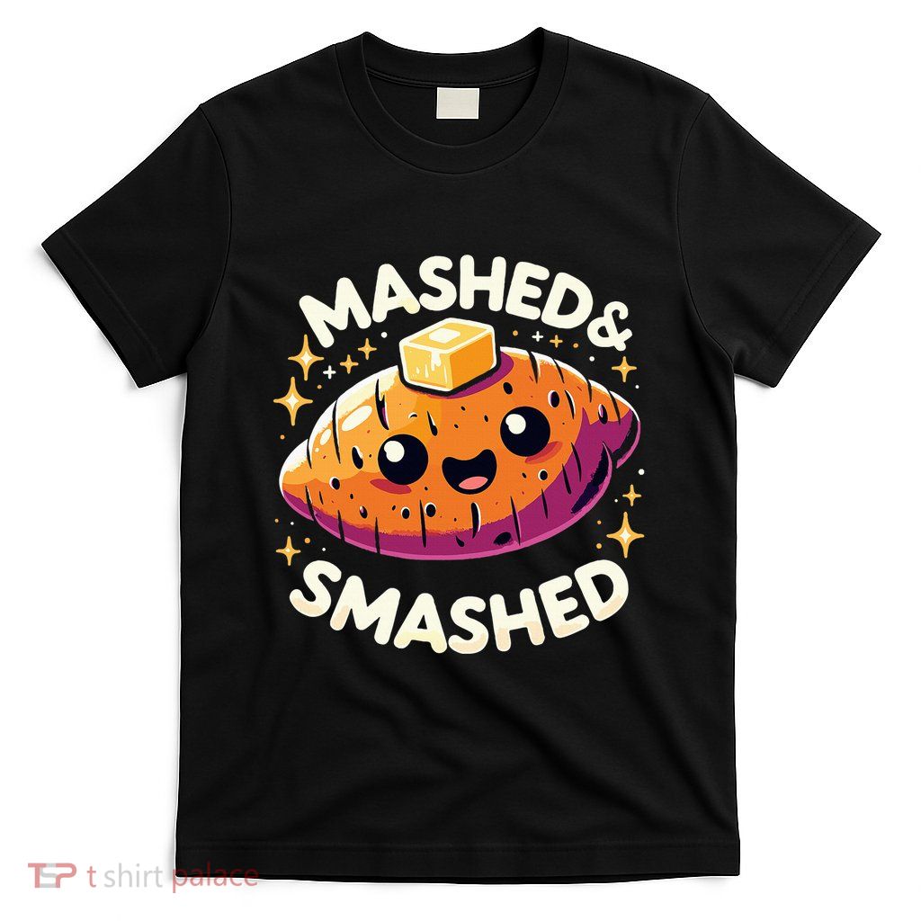Thanksgiving Mashed & Smashed Funny Sweet Potato T-Shirt