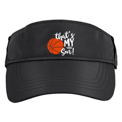 ThatS My Son Basketball Lovers Gifts For Mom Or Dad Adult Drive Performance Visor