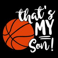 ThatS My Son Basketball Lovers Gifts For Mom Or Dad 16 in Basic Backpack