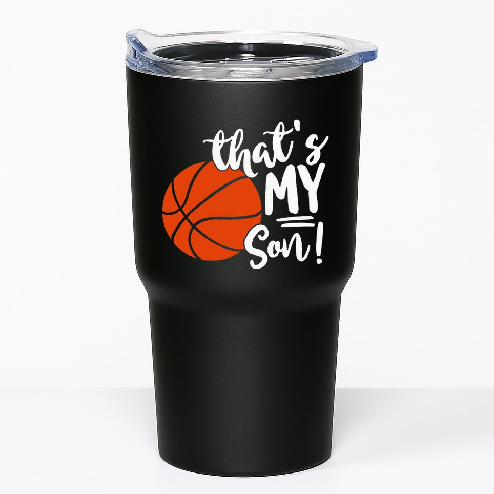 ThatS My Son Basketball Lovers Gifts For Mom Or Dad Tumbler