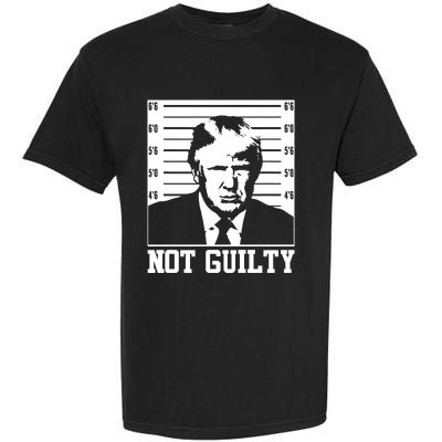 Trump Mug Shot, Trump Not Guilty Pro Trump Supporter Garment-Dyed Heavyweight T-Shirt