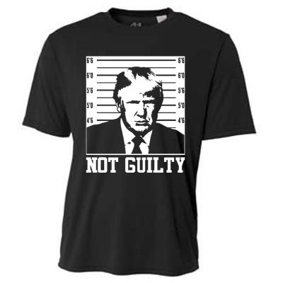 Trump Mug Shot, Trump Not Guilty Pro Trump Supporter Cooling Performance Crew T-Shirt