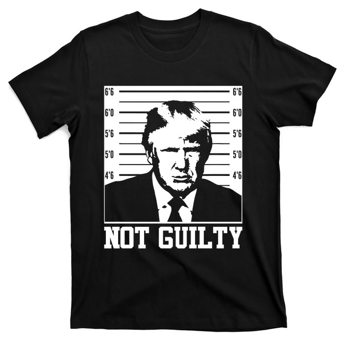 Trump Mug Shot, Trump Not Guilty Pro Trump Supporter T-Shirt