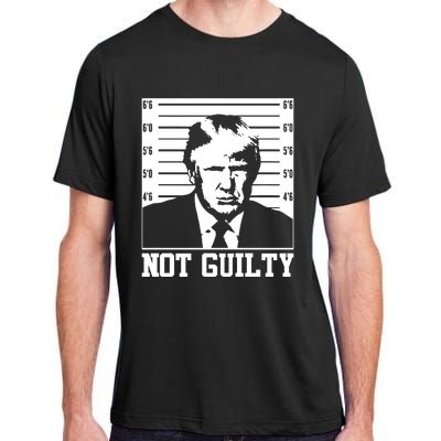 Trump Mug Shot, Trump Not Guilty Pro Trump Supporter Adult ChromaSoft Performance T-Shirt