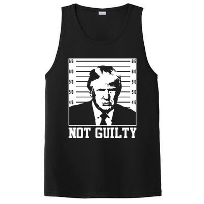 Trump Mug Shot, Trump Not Guilty Pro Trump Supporter PosiCharge Competitor Tank