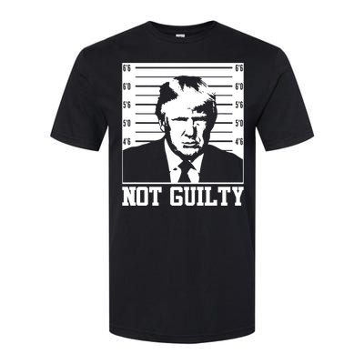 Trump Mug Shot, Trump Not Guilty Pro Trump Supporter Softstyle® CVC T-Shirt