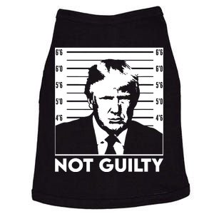 Trump Mug Shot, Trump Not Guilty Pro Trump Supporter Doggie Tank