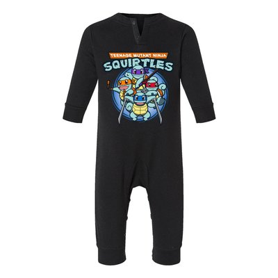 Teenage Mutant Squirtles Infant Fleece One Piece