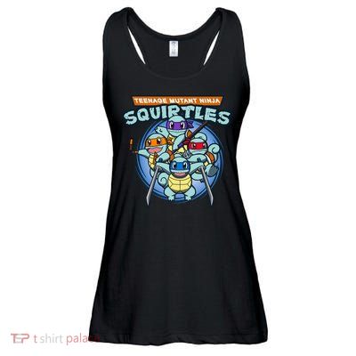 Teenage Mutant Squirtles Ladies Essential Flowy Tank
