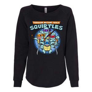 Teenage Mutant Squirtles Womens California Wash Sweatshirt