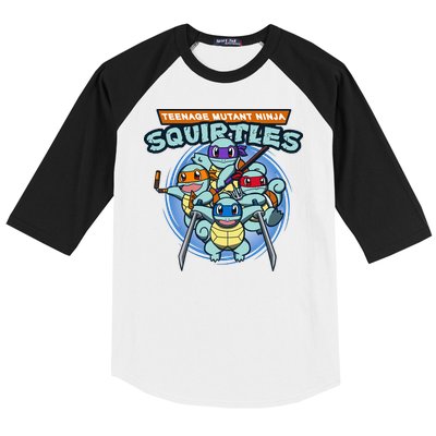 Teenage Mutant Squirtles Baseball Sleeve Shirt