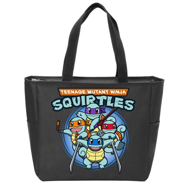 Teenage Mutant Squirtles Zip Tote Bag