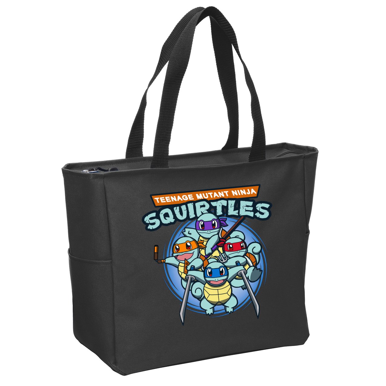 Teenage Mutant Squirtles Zip Tote Bag