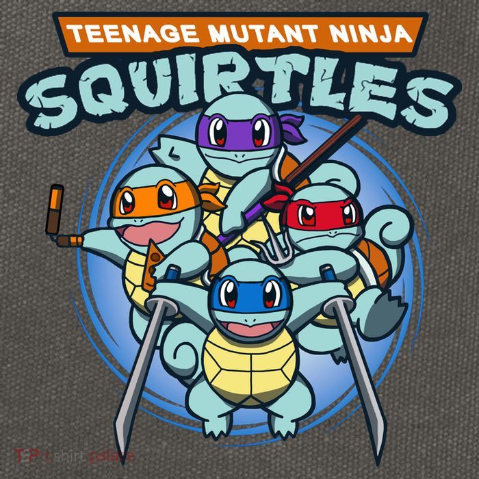 Teenage Mutant Squirtles Cotton Canvas Backpack