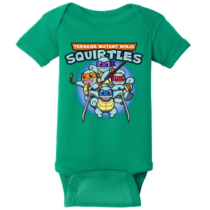 Teenage Mutant Squirtles Baby Bodysuit