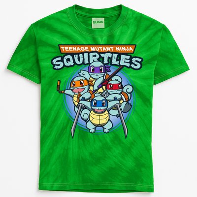 Teenage Mutant Squirtles Kids Tie-Dye T-Shirt