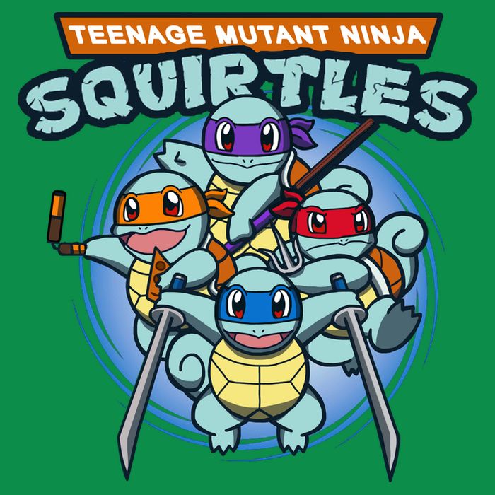 Teenage Mutant Squirtles Full Zip Hoodie