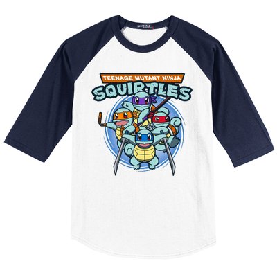 Teenage Mutant Squirtles Baseball Sleeve Shirt