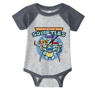 Teenage Mutant Squirtles Infant Baby Jersey Bodysuit