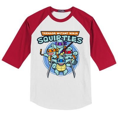 Teenage Mutant Squirtles Kids Colorblock Raglan Jersey