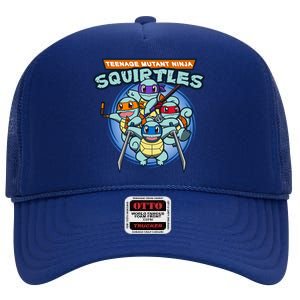 Teenage Mutant Squirtles High Crown Mesh Back Trucker Hat